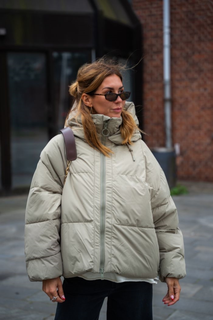 Embassy of Bricks and Locks - Zonza Puffer Jacket - Pale Olive